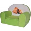 Detské kresielko Psíci - Zelená