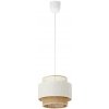 Belis Luster na lane BOHO 1xE27/60W/230V, priemer 20 cm, biela/juta H0179 + záruka 3 roky zadarmo