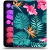 Picasee silikónový čierny obal pre Apple iPad mini 2021 (6. gen) - Pink Monstera
