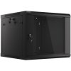 LANBERG RACK CABINET 19” WALL-MOUNT 9U/600X600 (FLAT PACK) V2 BLACK WF01-6609-10B Lanberg
