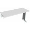 Hobis Pracovný stôl Flex, 140x75,5x60 cm, biely/kov