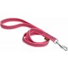 Firedog Pogumované vodítko 20 mm 2 m s rúčkou ružové