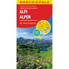 Alpy 1:800tis (Alpen) automapa ZoomSystem, Marco Polo (Rakúsko, Švajčiarsko, Francúzsko /východ/, Taliansko /sever/, Slovinsko, Nemecko /juh/)