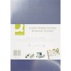 Plastové obálky na krúžkovú väzbu Q-Connect A3 PVC 200mic číre