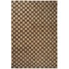 Ferm Living Jutový koberec Check Wool 200x300, coffee/natural