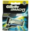 Gillette Mach 3 náhradné hlavice s gélovým pásikom 4ks