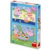 Dino Prasiatko Peppa: Na dovolenke 2× 48 dielikov 8590878381711
