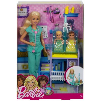 Barbie povolania herný set s bábikou Detská lekárka