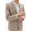Pánske béžové oblekové bi-stretch sako CELIO slim fit Veľkosť: 56