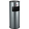 Wesco odpadkový koš Odpadkový koš s popelníkem, grafit, 30l Popelník Wesco