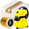 Vrecká do vysávača Syntetické 10 ks Karcher WD3 SE4001 WD2 +Filter