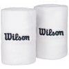 Potítko Wilson, U WIDE TERRY WRISTBANDS Biela,tmavo modrá, UNI