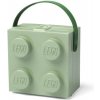 LEGO® box s rukoväťou army zelená