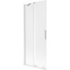 MEXEN/S - Velar dvojkrídlová posuvná vaňová zástena 80 x 150, dekor, biela 896-080-000-31-20