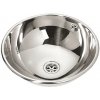 Umývadlo Sanela 38x38 cm nerez bez otvoru pre batériu SLUN45