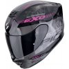 Moto přilba SCORPION EXO-391 AVA černo/růžová - Velikost M