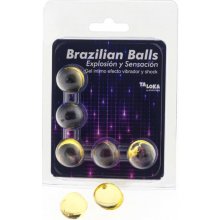 Taloka 5 Brazilian Balls Vibrating & Shock Effect Exciting Gel