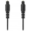 NEDIS optický audio kabel/ TosLink zástrčka - TosLink zástrčka/ černý/ bulk/ 1m (CAGL25000BK10)