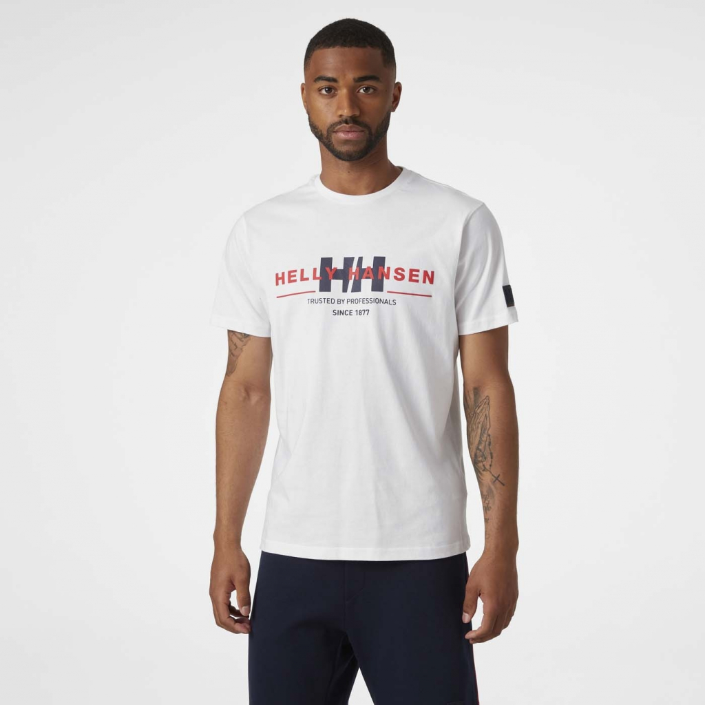 Helly Hansen pánske tričko RWB Graphic 53763_001 biele