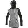 CXS CXS Bunda CAPE, dámska, sivo-čierna - S Sivá-Čierna, S