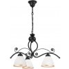 Lamkur | Luster na reťazi RETRO II 3xE27/60W/230V čierna | LA39824