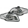 Audi A4 predné chrómové svetlá s LED pásom, rv. 04-07