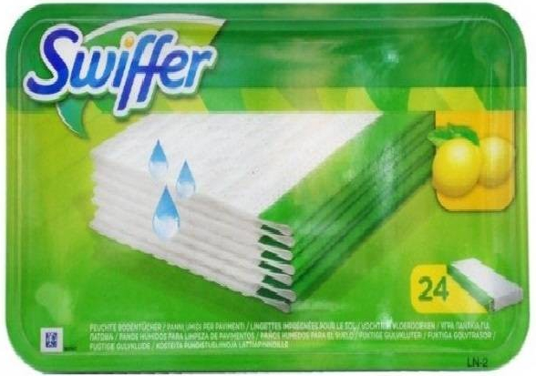 Swiffer vlhčené náhrady na mop 24 ks