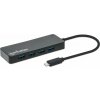 HUB USB Manhattan Manhattan 168410 rozbočovače a rozbočovače USB Type-C 5000 Mbit/s černá