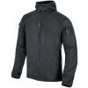 Helikon-Tex ALPHA HOODIE flísová mikina s kapucňou, GRID FLEECE - ČIERNA (Ľahká čierna flisová klokanka značky Helikontex z mriežkovaného flisového materiálu zahreje a dobre sadne na postavu)