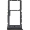 Držiak Sim karty/ Micro SD Motorola Moto G8 Power čierna farba