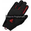 REBELHORN CORE BLACK RED MOTORCYCLE GLOVES - XS