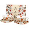 Šálka Duo SUMMER FLOWERS porcelánová 250 ml 2 ks