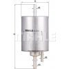 Palivový filter KNECHT KL 570