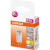 LED žiarovka G4 s päticou 0,9W = 10W 100lm 2700K Warm 320° OSRAM 2PAK