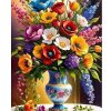 Diamantový obraz Kvetiny vo váze farebné