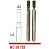 Stopkové frézy valec 3.0mm PROXXON 28722 (Stopkové frézy 28722)