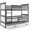 Interbeds Rico poschodová posteľ 200cm x 90cm borovicové drevo sivo-biela