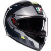 Prilba AGV K3 SHADE Grey Yellow Fluo Veľkosť: S (55-56 cm)