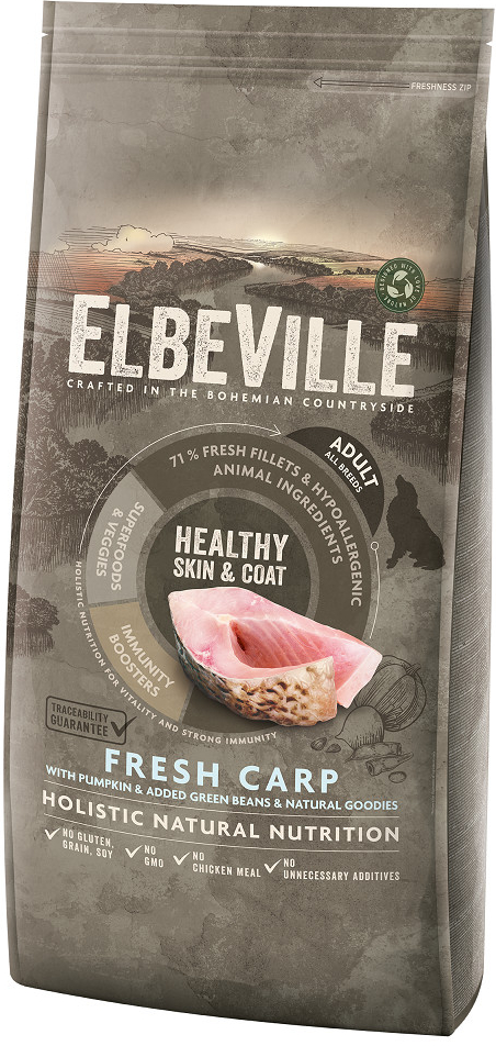 Elbeville Adult All Breeds Fresh Carp Healthy Skin and Coat 11,4 kg
