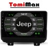 TomiMax Jeep Wrangler 2018 Android 13 autorádio s WIFI, GPS, USB, BT HW výbava: QLED 8 Core 8GB+128GB HIGH - iba displej A,C