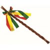 Korbáč pletený z prútia prírodný 90cm - VÝPREDAJ