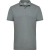 James & Nicholson Polokošile JN 830, krátký rukáv, pánská COT02083067000-dark grey XS Šedá tmavá