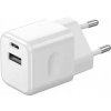 Nabíjačka USB V-TAC RYCHLÁ 20W biela MINI Dual USB Type-A Type-C VT-5320-W