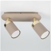Brilagi | Brilagi - Bodové svietidlo POKER 2xGU10/25W/230V béžová | BG1927