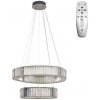 NEDES | LED Stmievateľný luster na lanku LED/65W/230V 3000-6500K chróm + diaľkové ovládanie | ND3547