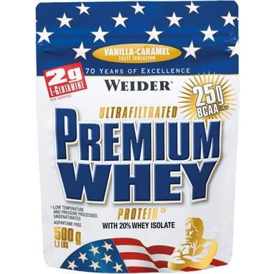 Weider Premium Whey Protein 500 g jahoda - vanilka