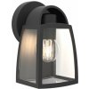 LUTEC 5273702012 KELSEY exteriérové nástenné svietidlo E27 40W IP44 E27 matná čierna