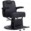 Holičské kreslo FADE Black barber chair