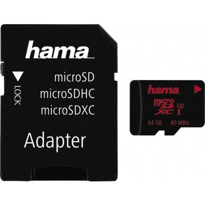 Hama MicroSDXC UHS-I 64 GB 001239790000