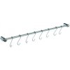 Tyč závesná kuchynská + 8 háčikov, 54 cm KLC